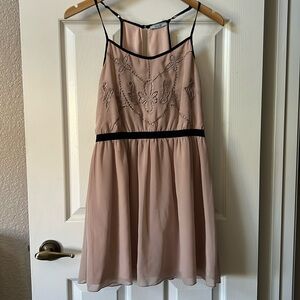Pink/Mauve Dress with Adjustable Straps, S